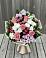 Букет цветов из: Альстромерии, Гвоздики, Розы и Хризантемы в Шерловой Горе