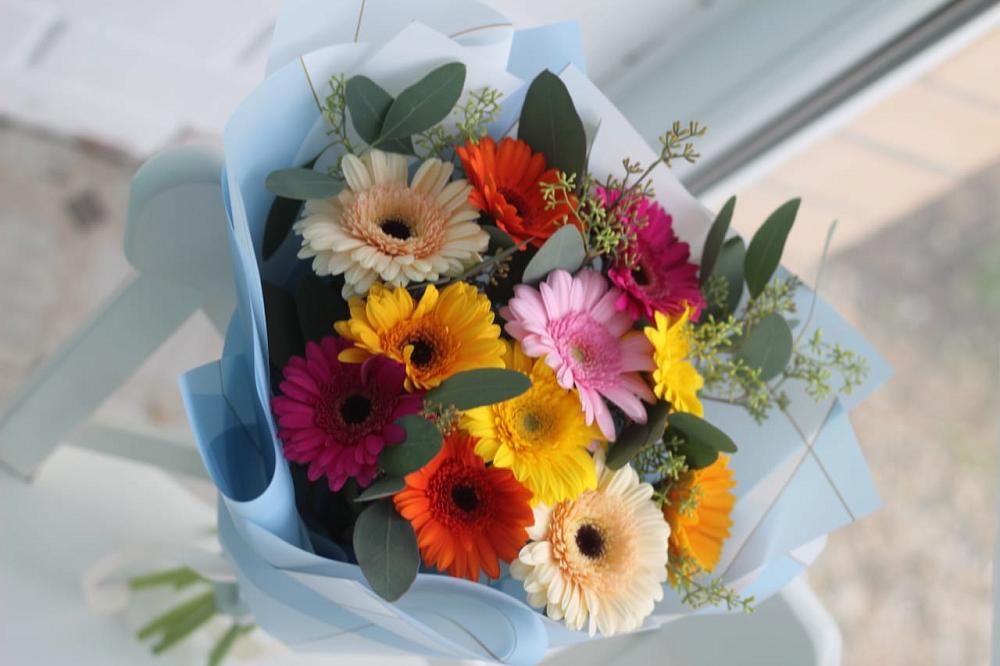 Букет цветов из: Герберы в Шерловой Горе