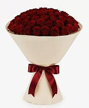 Букет 101 Бордовая роза Блэк Бакарра в Шерловой Горе