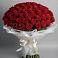 Букет 101 Красная роза Блэк Мэджик в Шерловой Горе