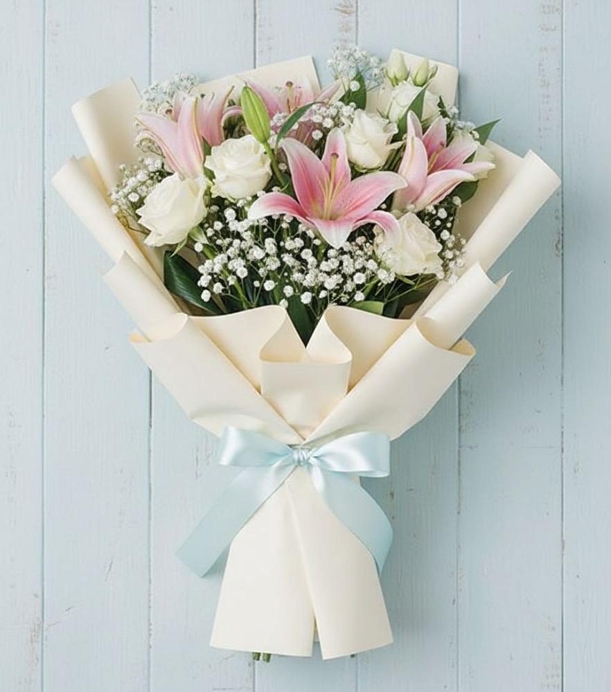 Букет цветов из: Лилии в Шерловой Горе