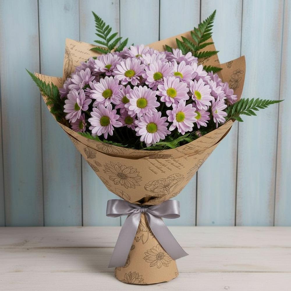 Букет цветов из: Хризантемы в Шерловой Горе