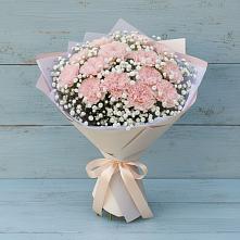 Букет цветов из:  Гвоздики в Шерловой Горе