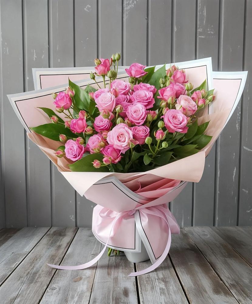 Букет Розовый кустик в Шерловой Горе