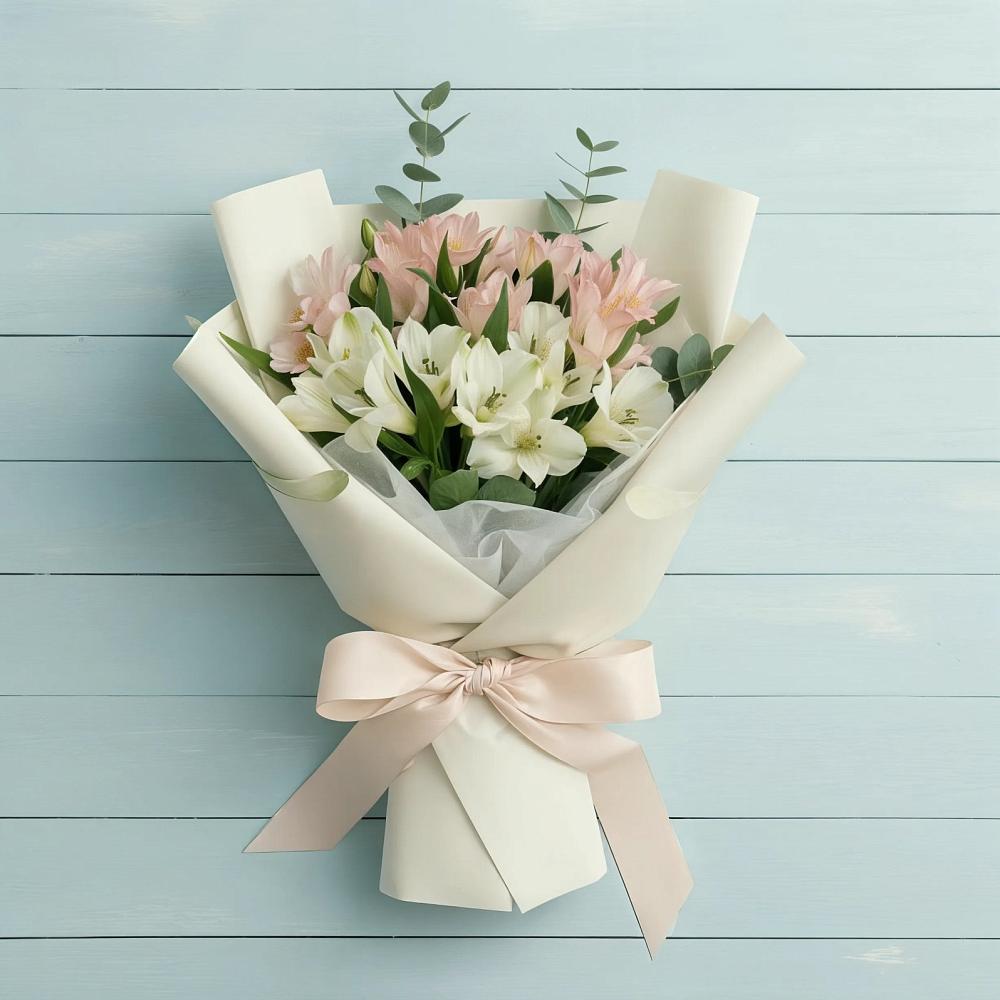 Букет цветов из: Альстромерии в Шерловой Горе