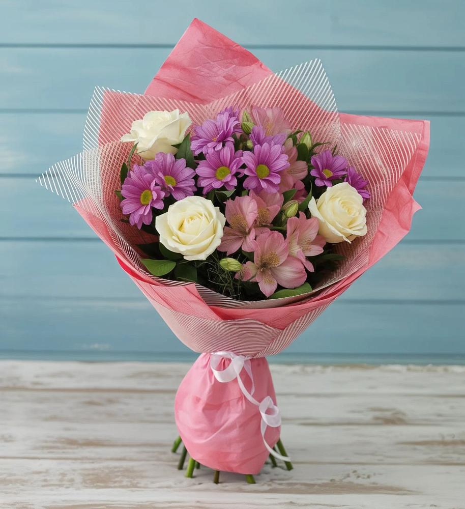 Букет цветов из: Герберы в Шерловой Горе