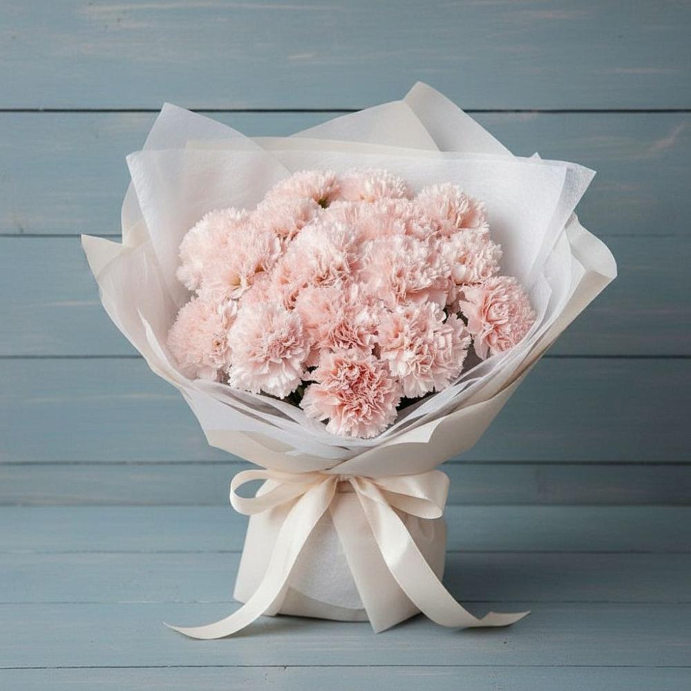 Букет цветов из: Гвоздики в Шерловой Горе