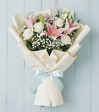 Букет цветов из:  Лилии в Шерловой Горе