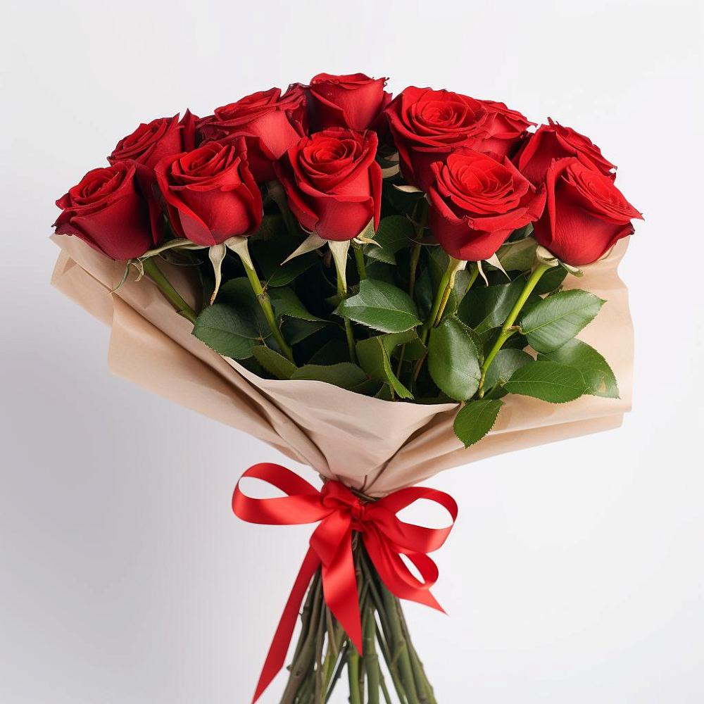 Букет 11 Красных роз Эдлесс Лав в Шерловой Горе